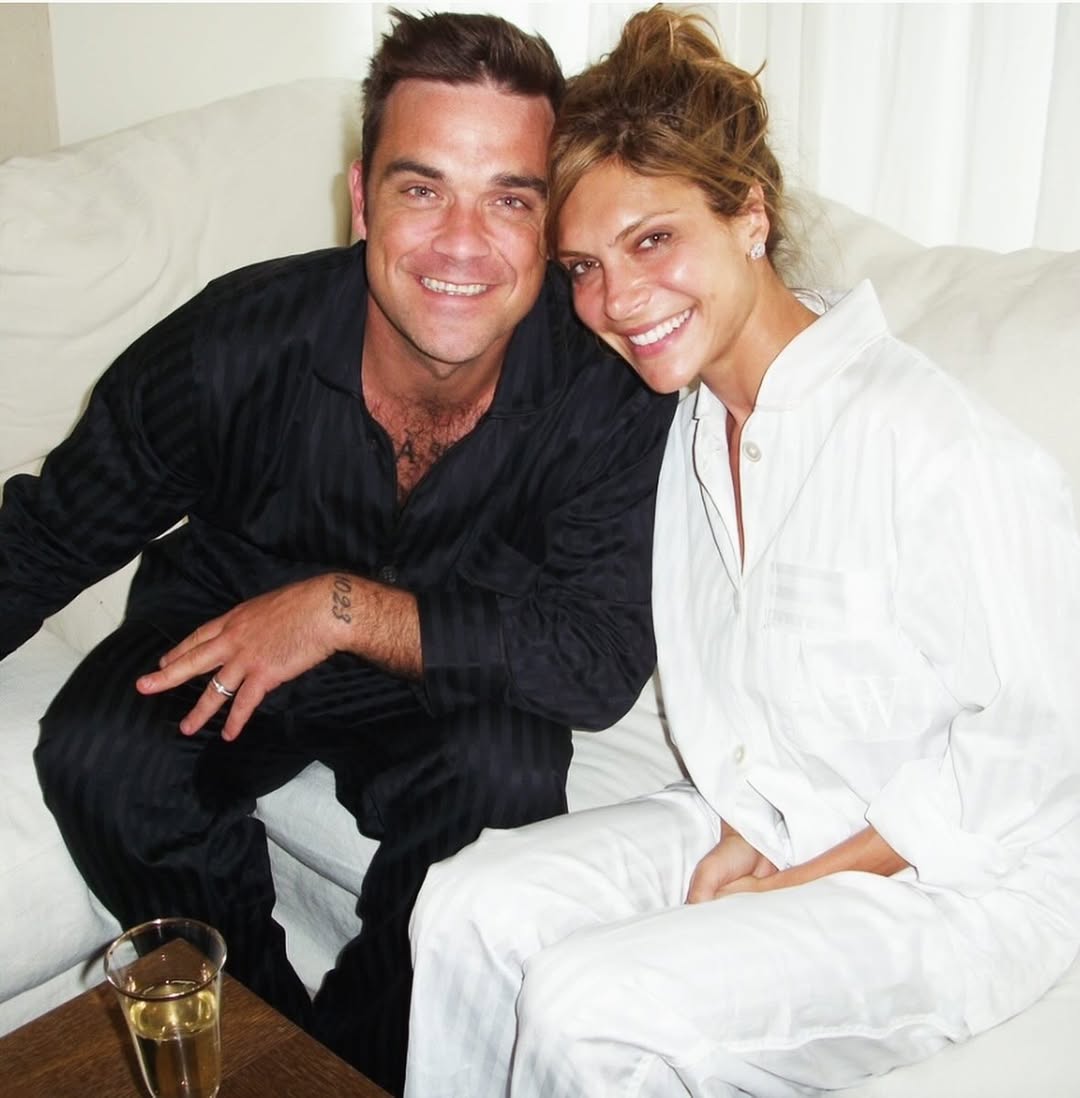15 Jahre zusammen: Romantische Fotos von Robbie Williams und Ayda Field