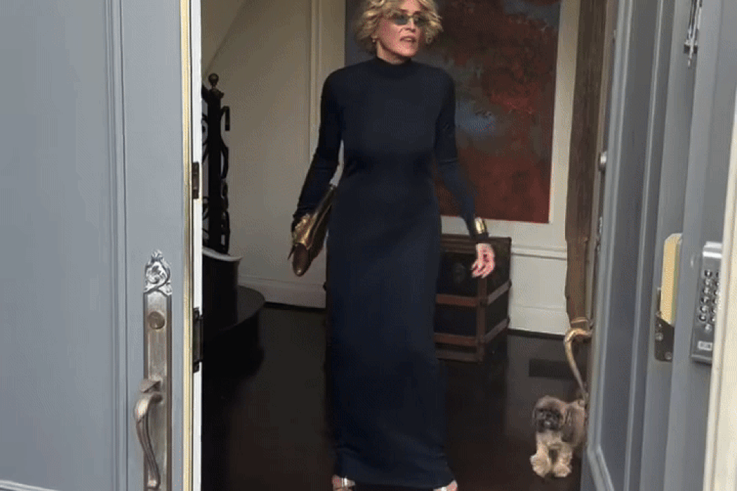 Sharon Stone attends the premiere of Nobody 2 with her sons