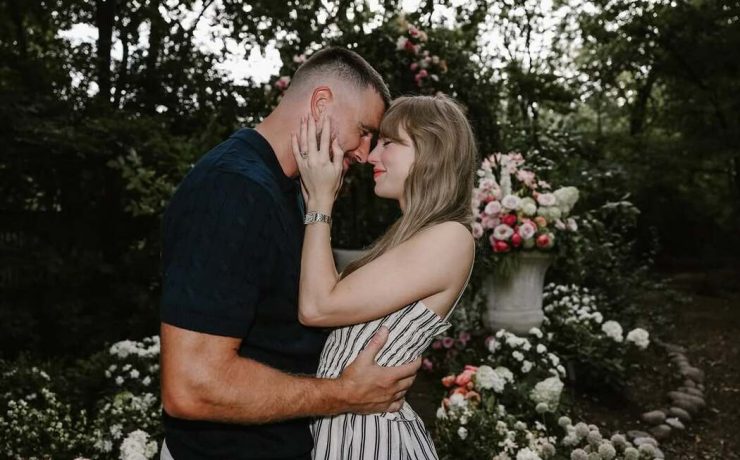 Taylor Swift and Travis Kelce