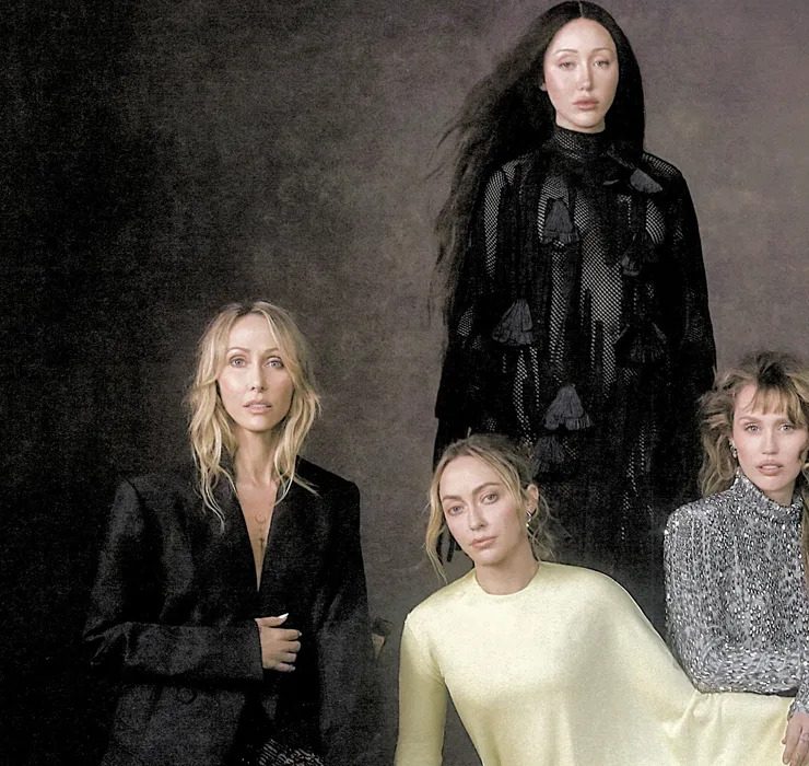 Miley Cyrus graces The Cut cover with her mother and sisters