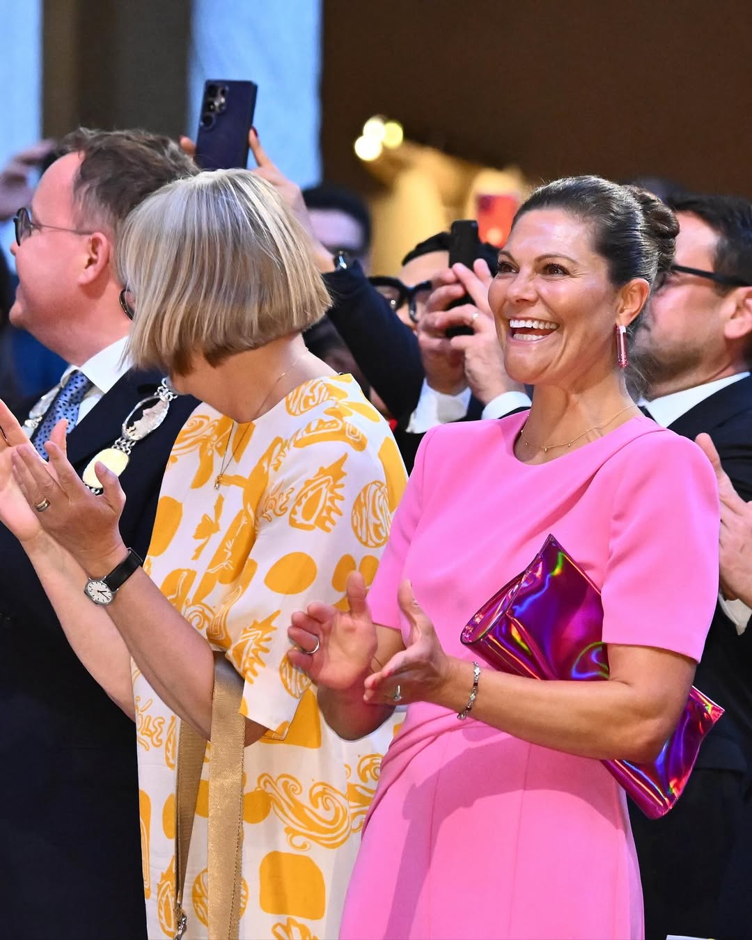 Headlines: Crown Princess Victoria in Swarovski earrings at the Junior Water Prize