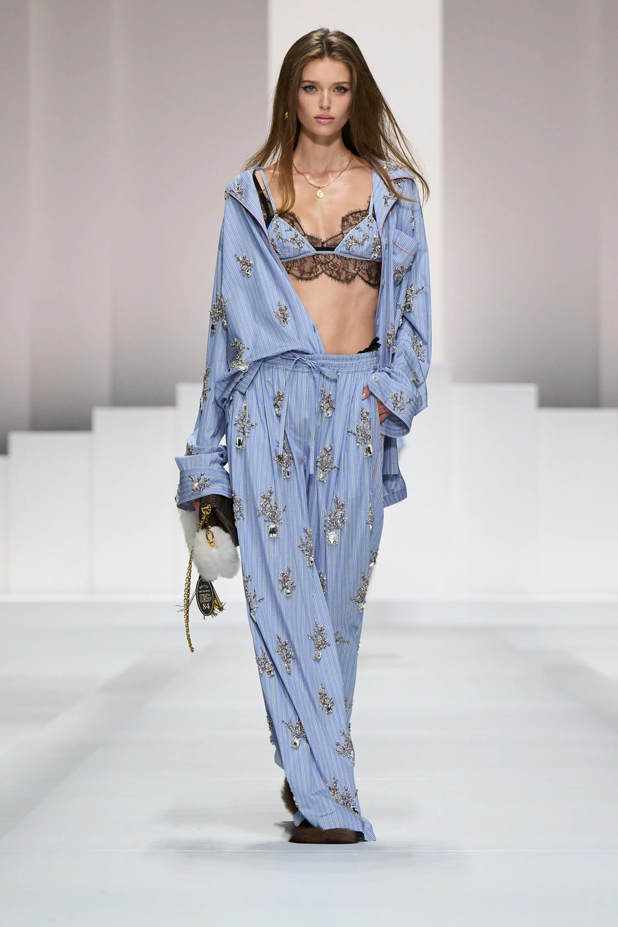 Pyjama-Party: Die Präsentation der neuen Dolce-&-Gabbana-Kollektion