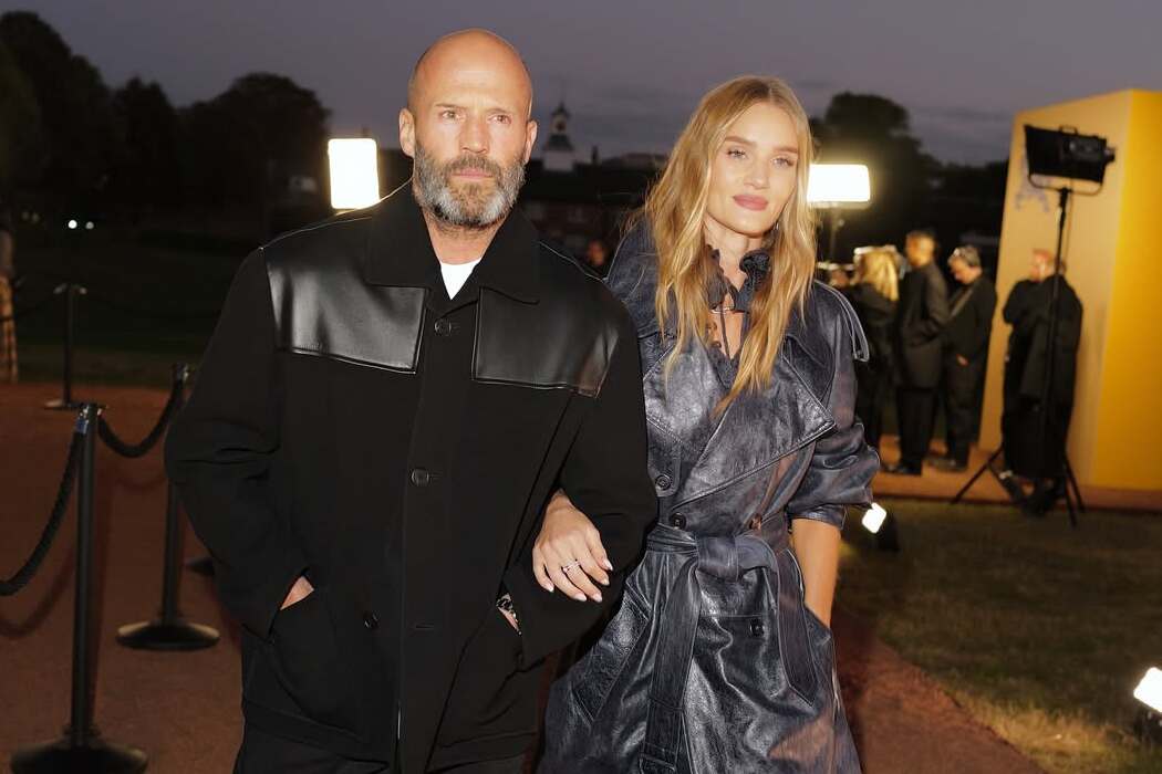 Das perfekte Paar: Rosie Huntington-Whiteley und Jason Statham stehlen die Show bei Burberry