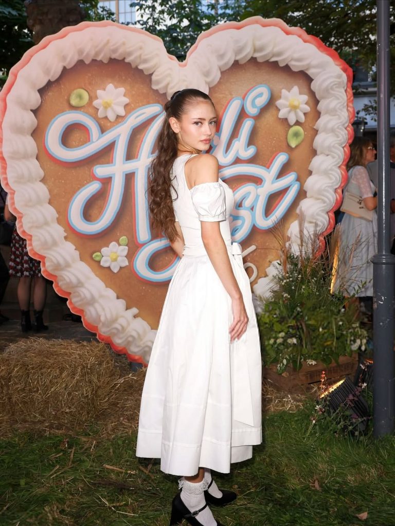 Heidi Klum mit ihrer Familie auf dem HeidiFest