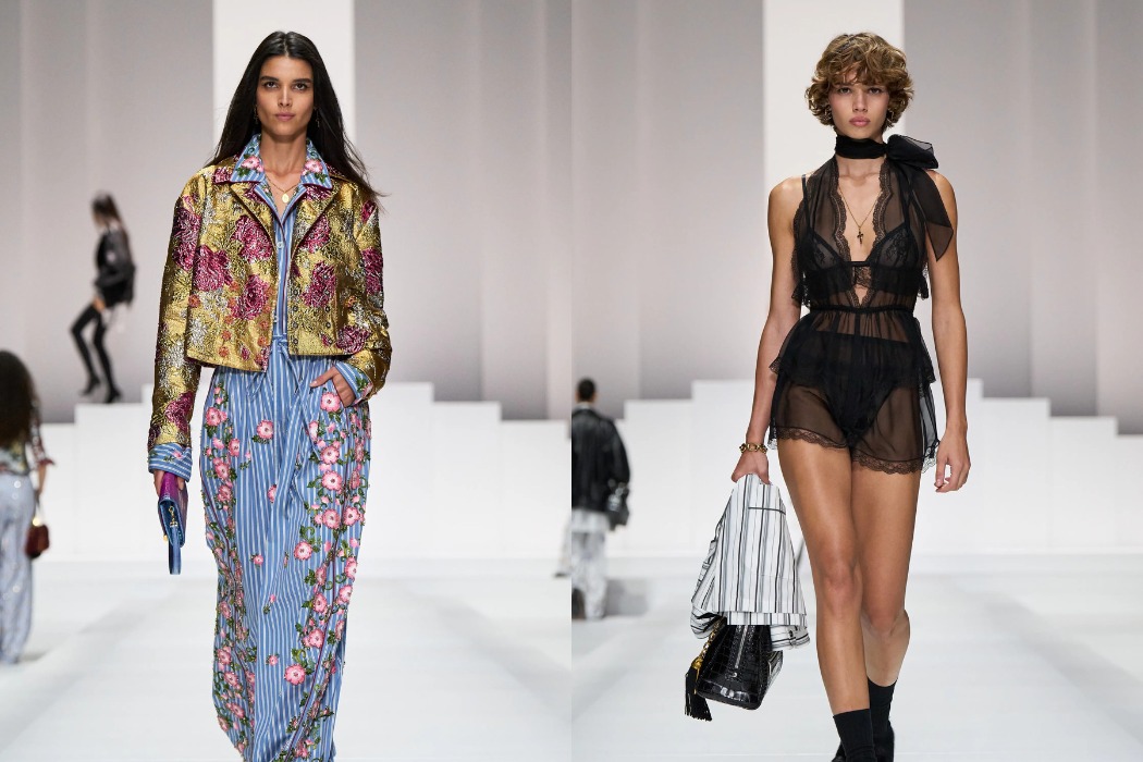 Pyjama-Party: Die Präsentation der neuen Dolce-&-Gabbana-Kollektion