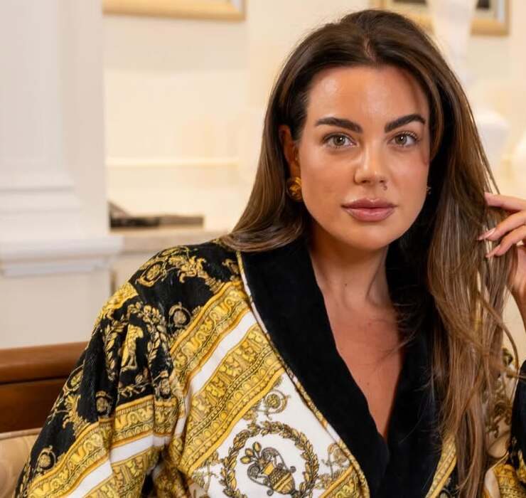 Nadine Mirada Stars in the New Palazzo Versace Campaign in Dubai