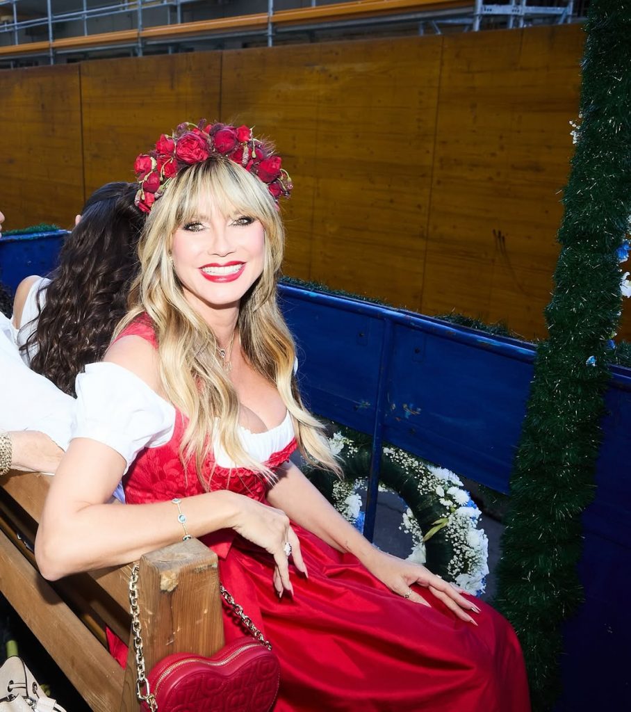 Heidi Klum mit ihrer Familie auf dem HeidiFest