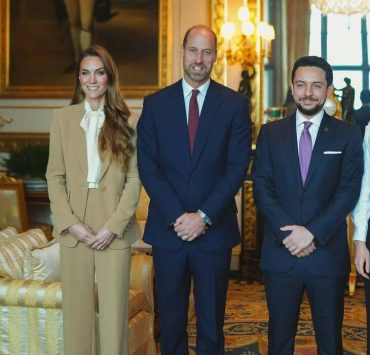 Kate Middleton und Prinz William treffen das jordanische Königspaar