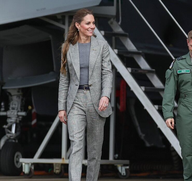 Kate Middleton brings plaid back into fashion