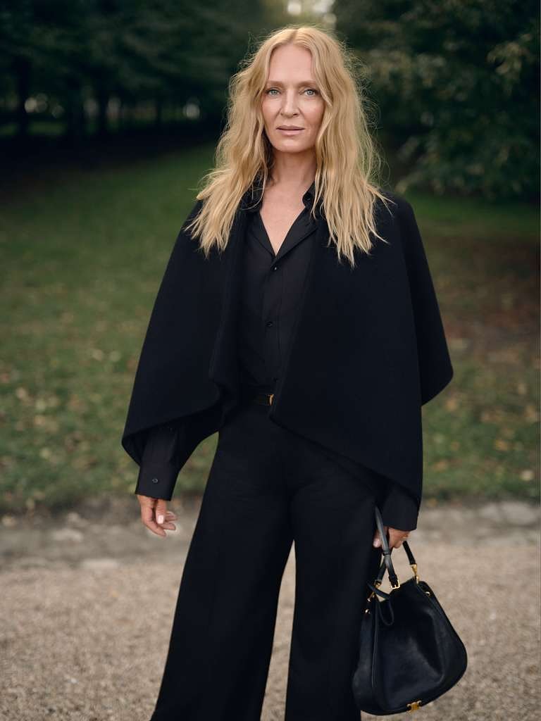 Mom’s double: Uma Thurman shows her son for the first time in years