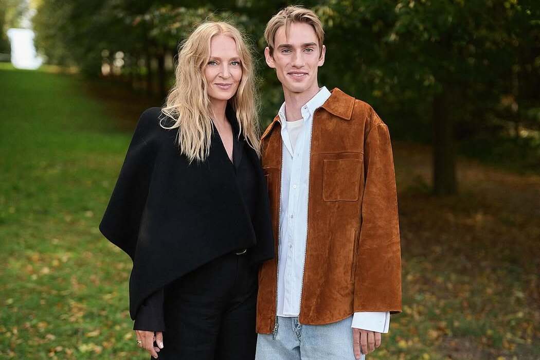 Mom’s double: Uma Thurman shows her son for the first time in years
