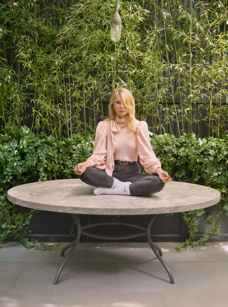In Chanel und Gucci: Gwyneth Paltrow auf den Seiten der britischen Vogue