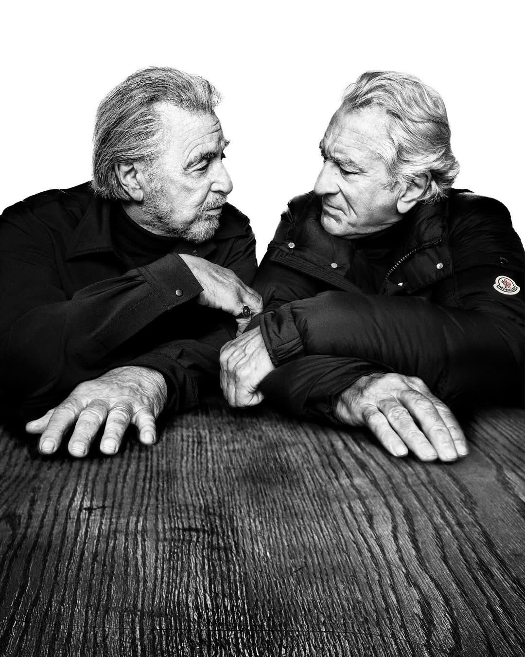 Legendäres Duo: Al Pacino und Robert De Niro in der Moncler-Kampagne