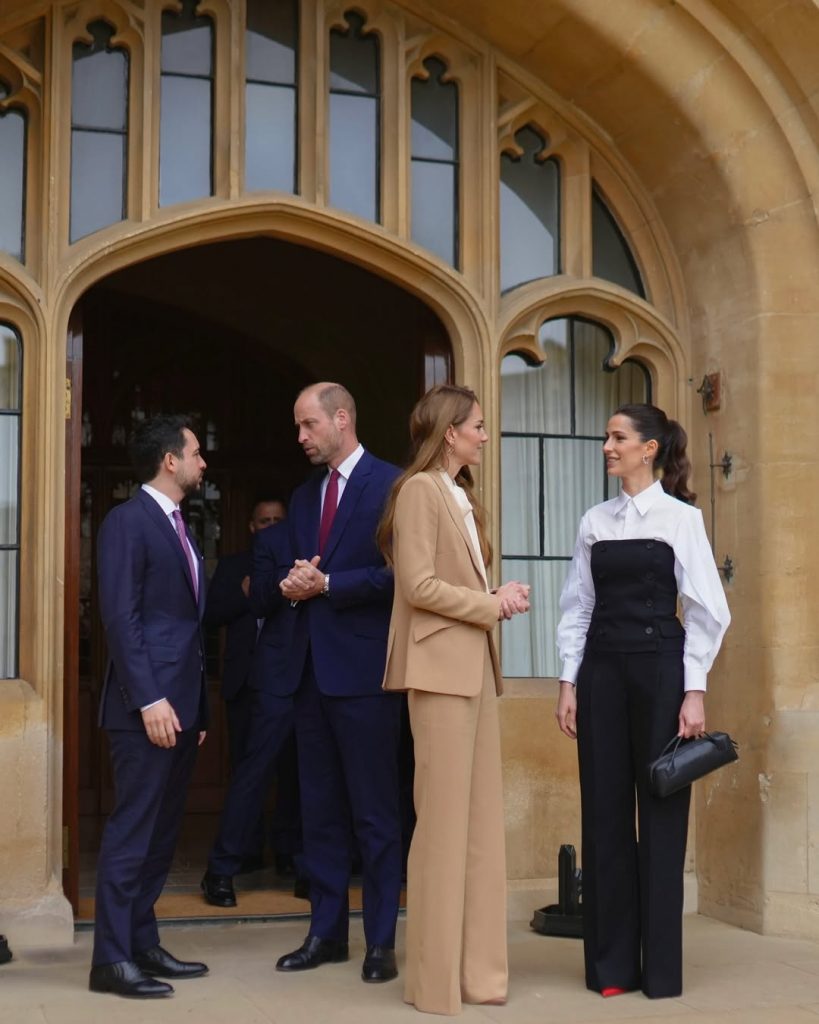 Kate Middleton und Prinz William treffen das jordanische Königspaar