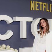 Die Beckhams und Anna Wintour in der Front Row bei der Victoria-Beckham-Show