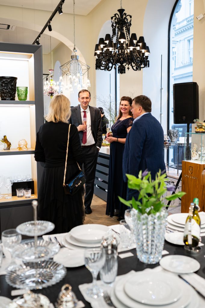 Ein Corner der tschechischen Kristallmanufaktur Moser wurde im Royal Maison Wien eröffnet