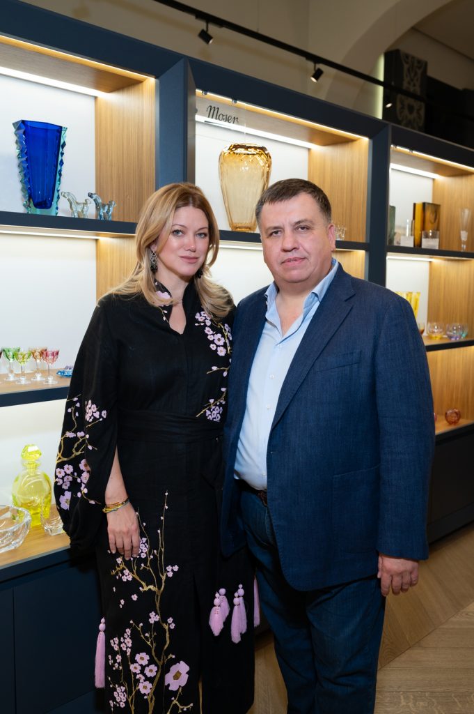 Ein Corner der tschechischen Kristallmanufaktur Moser wurde im Royal Maison Wien eröffnet