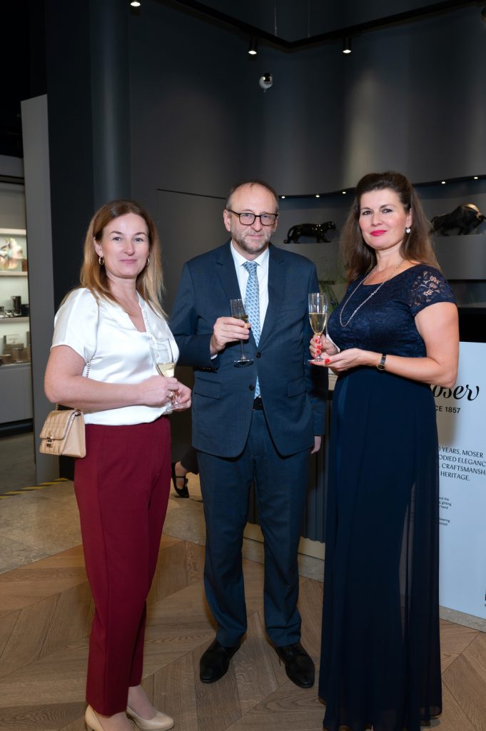 Ein Corner der tschechischen Kristallmanufaktur Moser wurde im Royal Maison Wien eröffnet