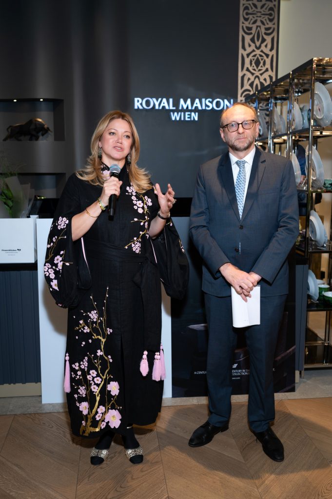 Ein Corner der tschechischen Kristallmanufaktur Moser wurde im Royal Maison Wien eröffnet