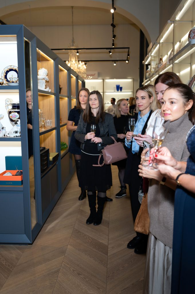Ein Corner der tschechischen Kristallmanufaktur Moser wurde im Royal Maison Wien eröffnet