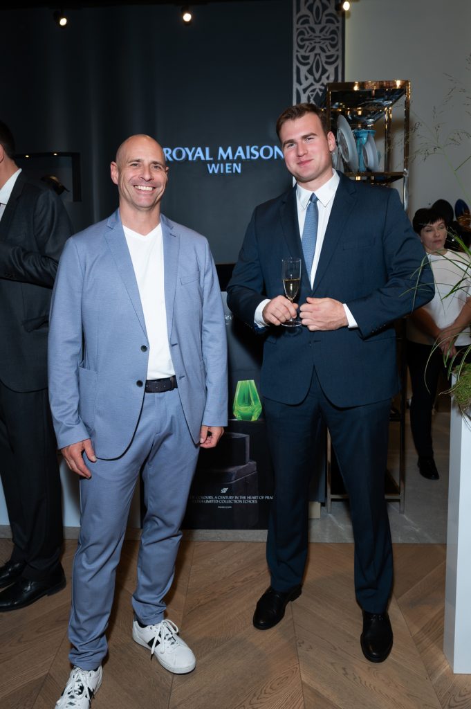 Ein Corner der tschechischen Kristallmanufaktur Moser wurde im Royal Maison Wien eröffnet