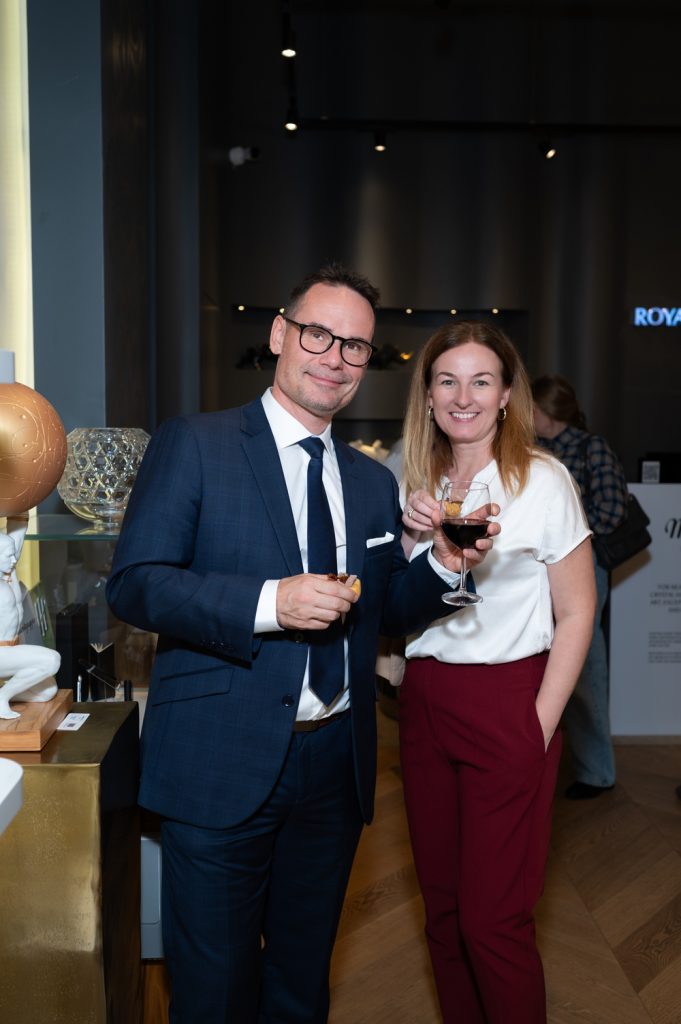 Ein Corner der tschechischen Kristallmanufaktur Moser wurde im Royal Maison Wien eröffnet