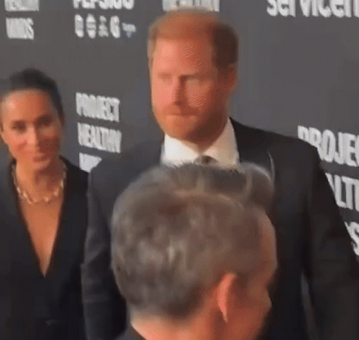 Auftritt in Schwarz: Meghan Markle und Prinz Harry beim Galaabend in New York