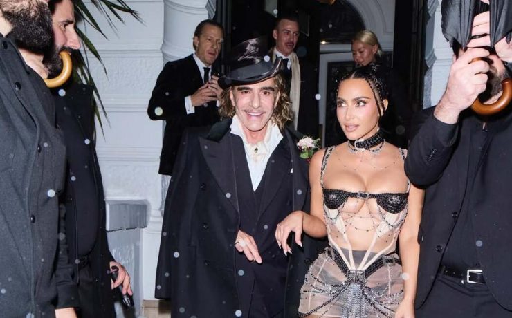 John Galliano, Kate Moss, and Other Stars at Kim Kardashian’s London Birthday Party