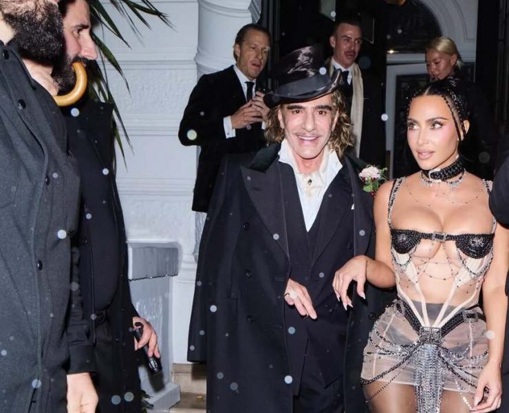 John Galliano, Kate Moss, and Other Stars at Kim Kardashian’s London Birthday Party