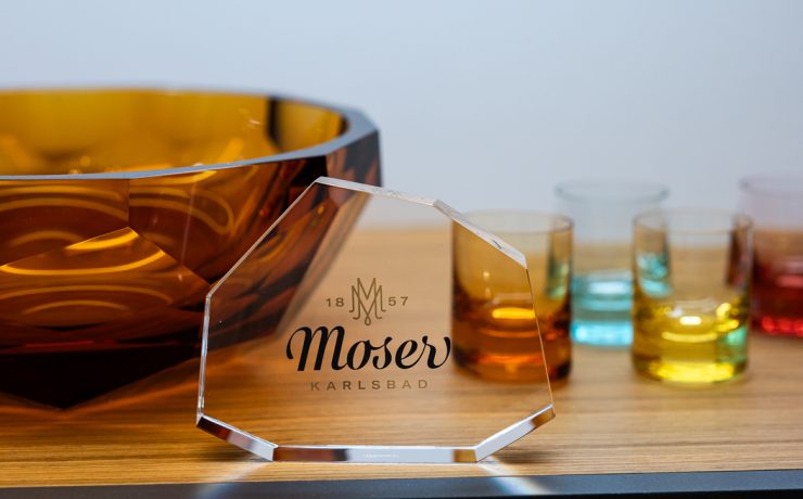 A corner of the Czech crystal manufactory Moser has opened at Royal Maison Wien