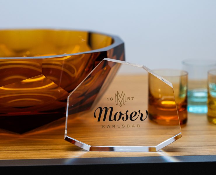 A corner of the Czech crystal manufactory Moser has opened at Royal Maison Wien