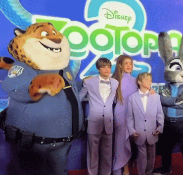 Family Look: Shakira besuchte mit ihren Söhnen die Premiere des Animationsfilms «Zoomania 2»