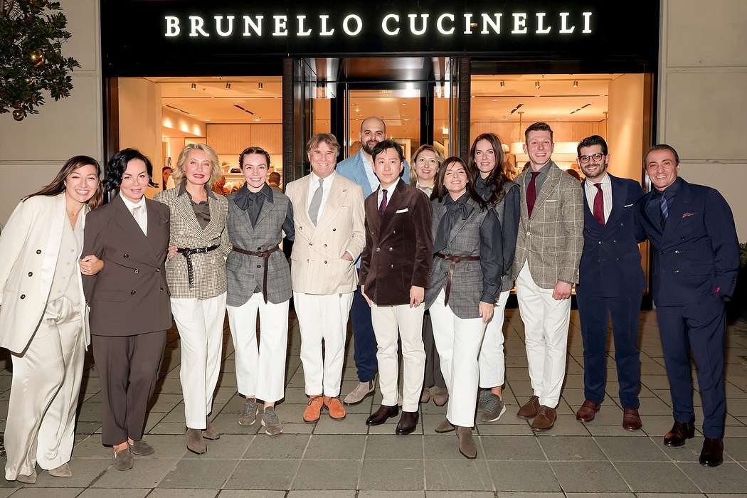Brunello Cucinelli feierte die Wiedereröffnung seiner Boutique in Wien
