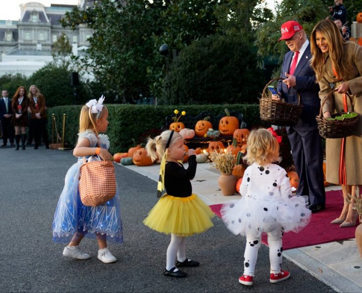 Donald and Melania Trump Host Halloween Celebration at the White House