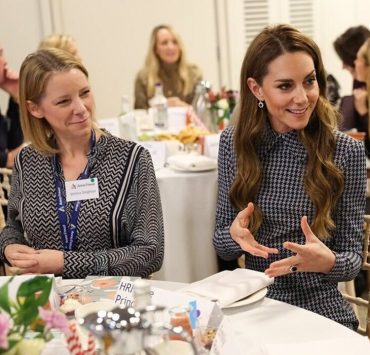 In a Checked Dress: Kate Middleton Visits the Anna Freud Children’s Charity