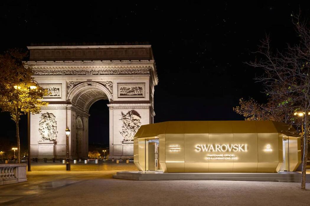 Swarovski Illuminates the Champs-Élysées for the Holidays
