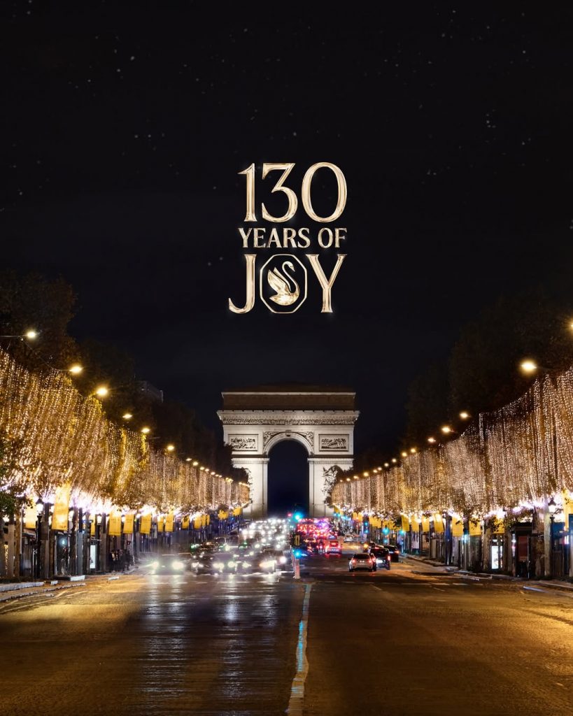 Swarovski Illuminates the Champs-Élysées for the Holidays