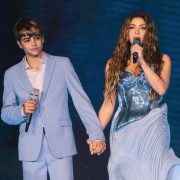 Verliebt und gl&uuml;cklich: Macaulay Culkin und Brenda Song auf der Premiere von &laquo;Fallout&raquo;