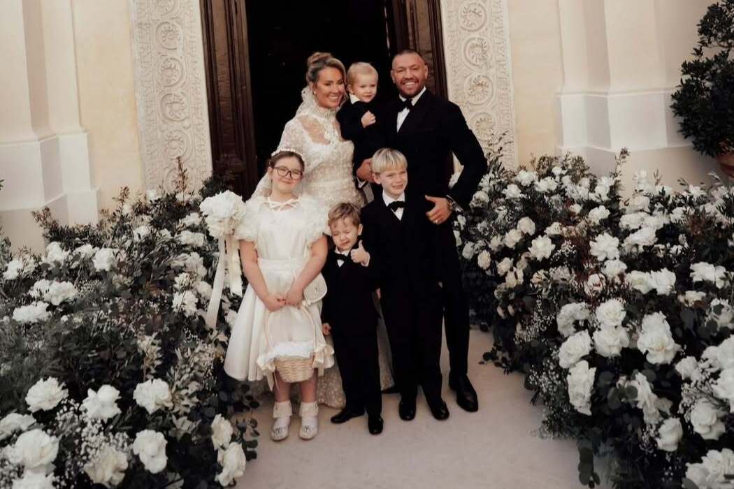 The first photos from Conor McGregor’s wedding have appeared online