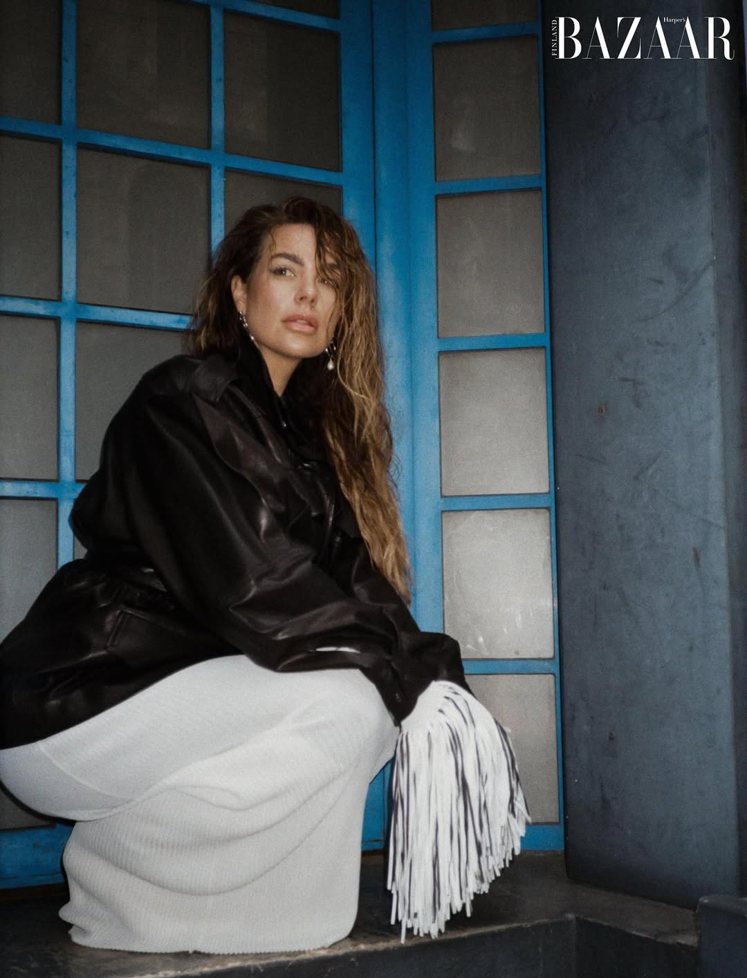 Nadine Mirada graces the cover of Harper’s Bazaar