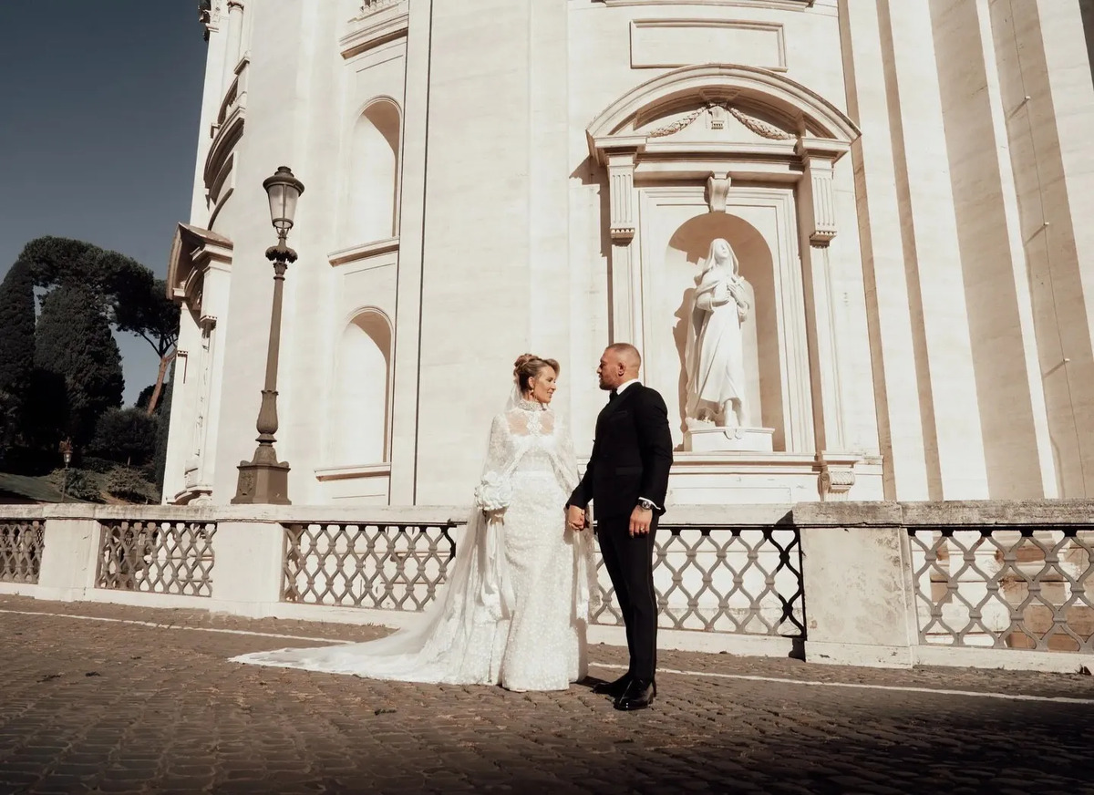 The first photos from Conor McGregor’s wedding have appeared online