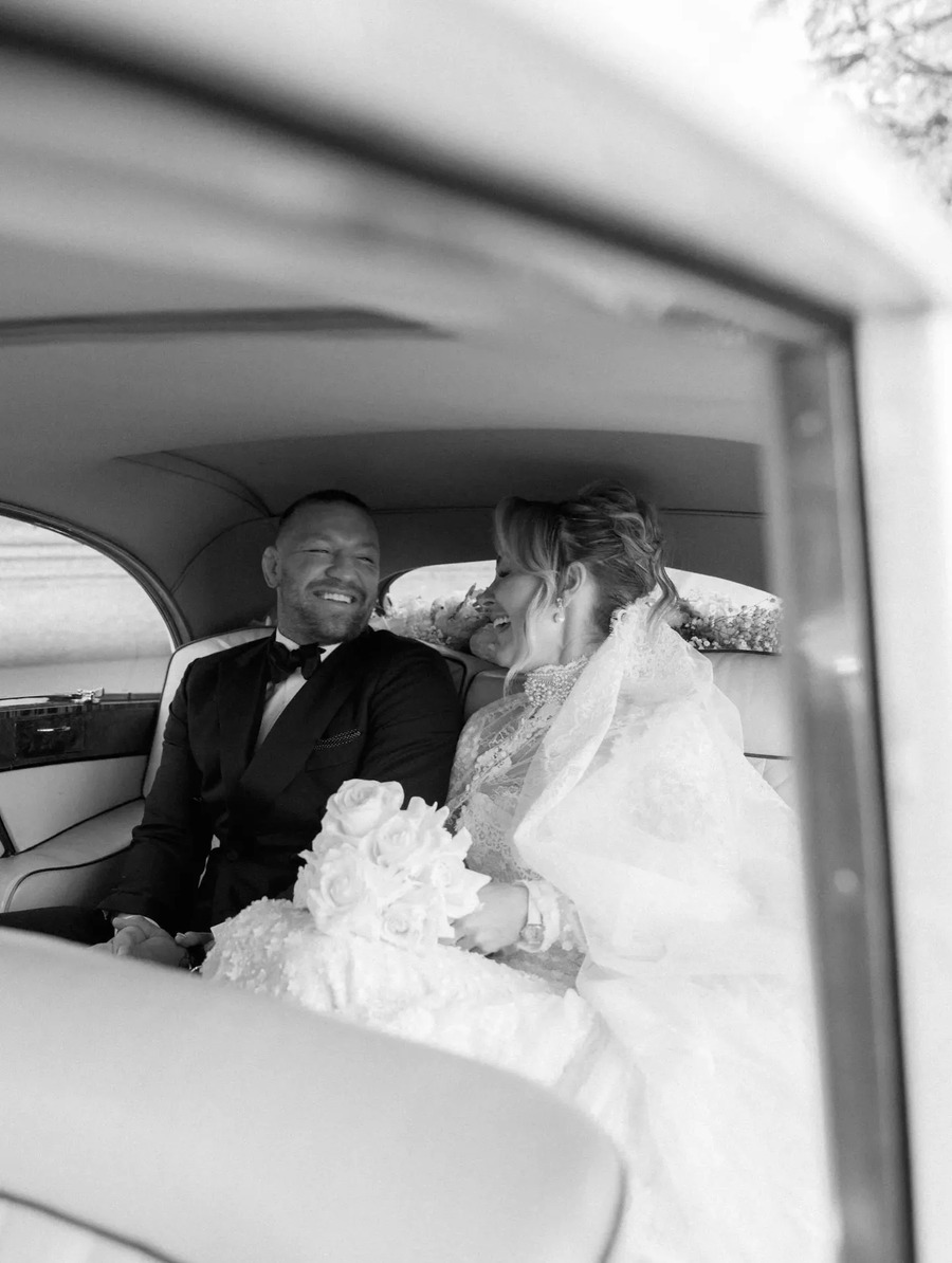 The first photos from Conor McGregor’s wedding have appeared online