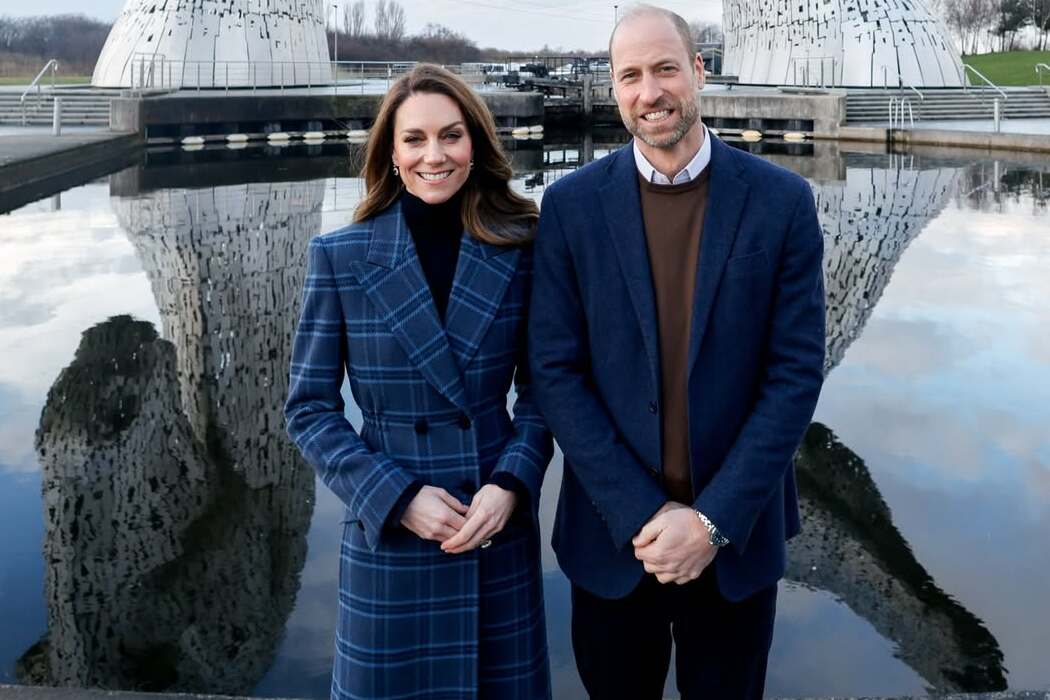 Kate Middleton and Prince William arrive in Scotland on an official visit