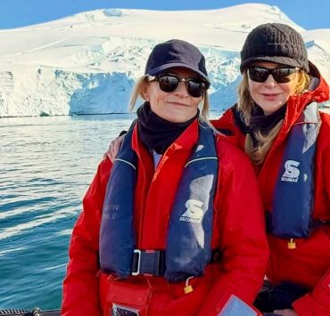 Following Michael Douglas: Nicole Kidman travels to Antarctica