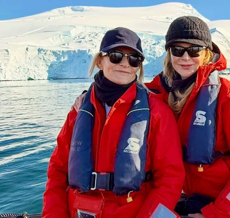 Following Michael Douglas: Nicole Kidman travels to Antarctica