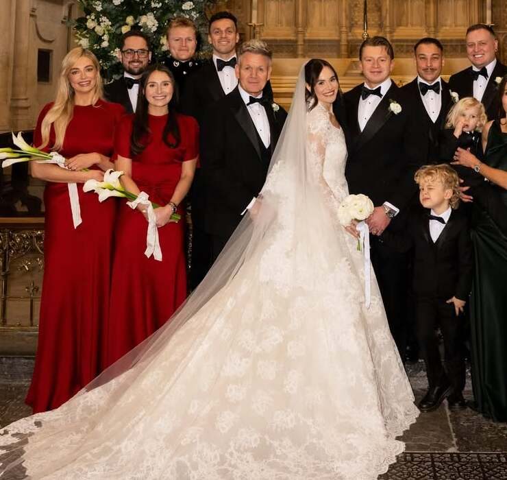 Gordon Ramsay walks his daughter down the aisle: first photos and wedding details revealed