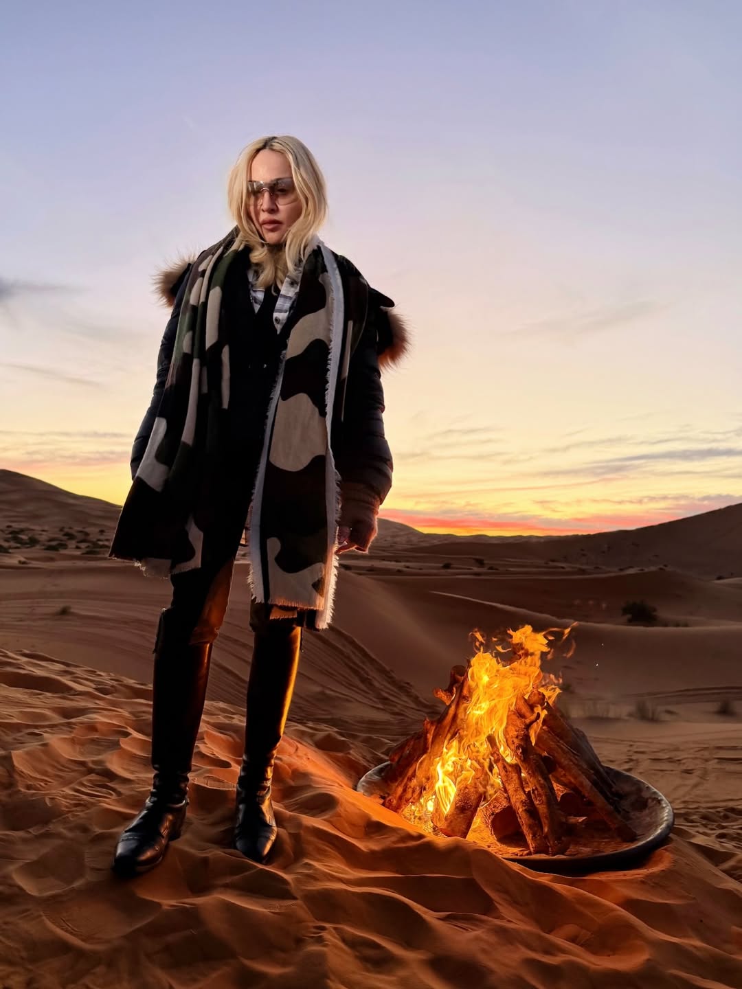 In the heart of the desert: Madonna vacations in Morocco with her boyfriend and children