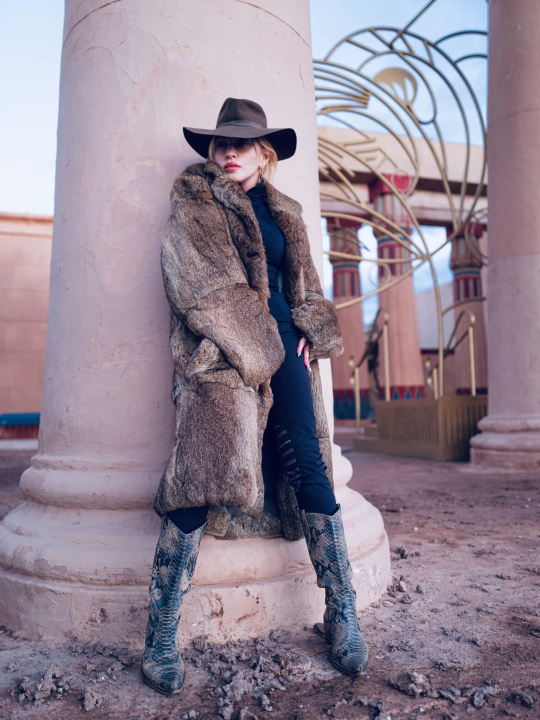 In the heart of the desert: Madonna vacations in Morocco with her boyfriend and children