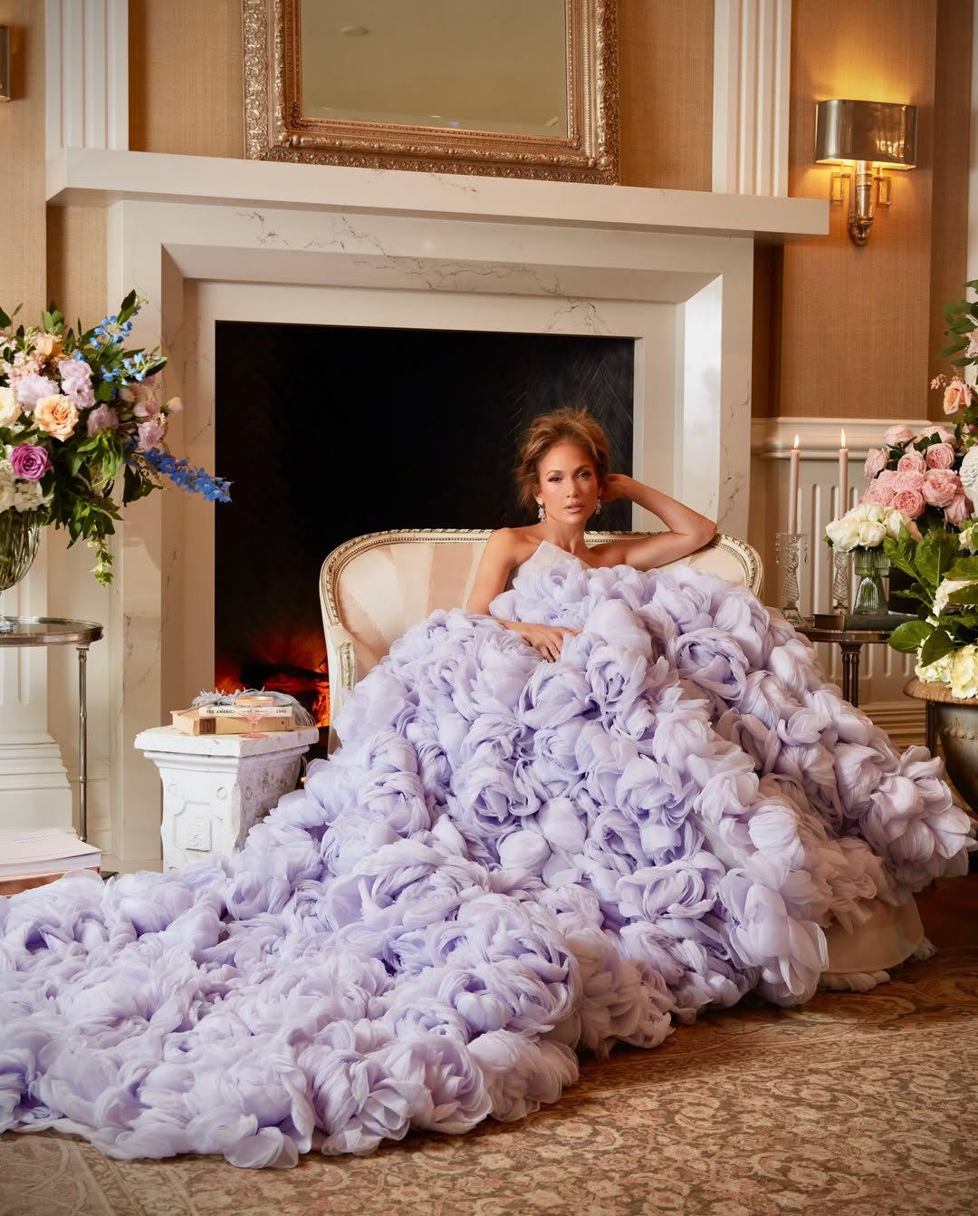 Bild des Tages: Jennifer Lopez in einem luxuriösen, von «Bridgerton» inspirierten Kleid