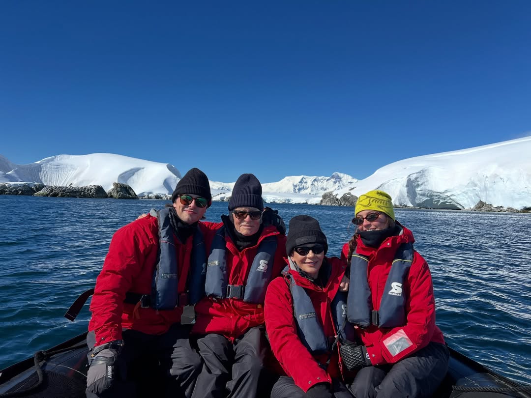 Following Michael Douglas: Nicole Kidman travels to Antarctica